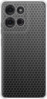 Чохол для Motorola Moto G75 5G Ячейки (Чорний)