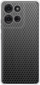 Чехол для Motorola Moto G75 5G Ячейки (Черный)