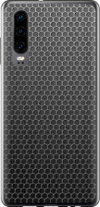 Чехол для Huawei P30 Ячейки (Черный)