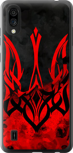 Чехол для ZTE Blade A5 2020 Герб Украины v2 (Красный)