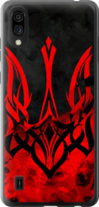 Чехол для ZTE Blade A5 2020 Герб Украины v2 (Красный)