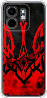 Чохол для Infinix Hot 50i Герб України v2 (Червоний)