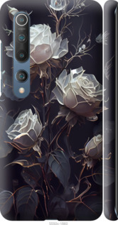 Чехол для Xiaomi Mi 10 Розы 2 (Черный)