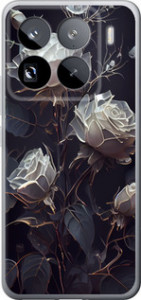 Чехол для Xiaomi 15 Pro Розы 2 (Черный)