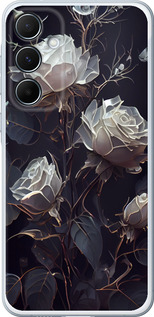 Чехол для Samsung Galaxy A55 Розы 2 (Чорний)