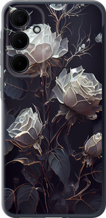 Чехол для Samsung Galaxy A35 Розы 2 (Черный)
