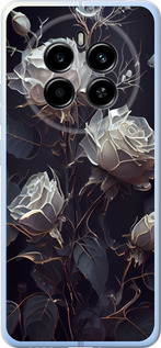 Чехол для Realme 12 4G Розы 2 (Black)