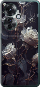 Чохол для Oppo Reno11 F Розы 2 (Black)