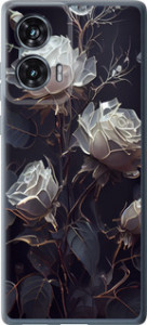 Чехол для Motorola Edge 50 Fusion Розы 2 (Black)
