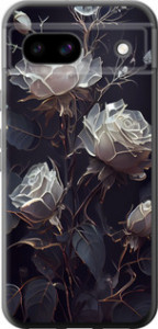 Чехол для Google Pixel 8A Розы 2 (Черный)