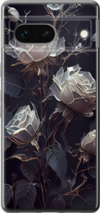 Чехол для Google Pixel 7 Розы 2 (Черный)