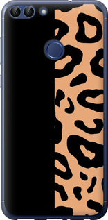 Чохол для Huawei P Smart Пятна леопарда (Оранжевий)