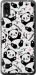 Чехол для ZTE Blade A5 2020 Панды (Белый)