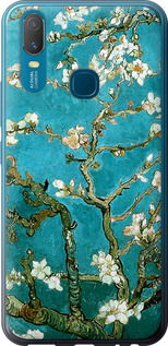Чехол для Vivo Y11 Винсент Ван Гог. Сакура (Голубой)