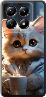 Чехол для Xiaomi 14T Pro White cat
