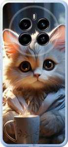Чохол для Realme 12 4G White cat