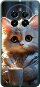 Чохол для Realme 12+ White cat