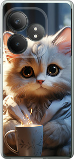 Чехол для Realme GT Neo6 SE White cat