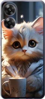 Чехол для Realme Note 60 White cat
