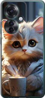 Чохол для Oppo Reno11 F White cat