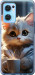 Чехол для Oppo Reno7 5G White cat