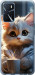 Чехол для Oppo A54s White cat