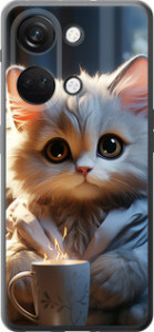 Чохол для OnePlus Nord 3 White cat