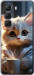 Чохол для Infinix Hot 50 4G White cat