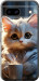Чохол для Google Pixel 8A White cat