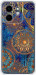 Чохол для Infinix Hot 50i Золотий узор (Синій)