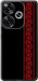 Чехол для Xiaomi Poco F6 Вышиванка 53 (Красный)