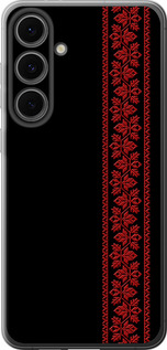 Чехол для Samsung Galaxy S24 FE Вишиванка 53 (Червоний)
