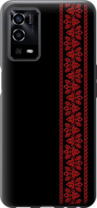 Чохол для Oppo A55 Вишиванка 53 (Червоний)