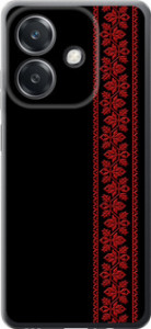 Чехол для Oppo A3 4G Вышиванка 53 (Красный)