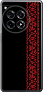 Чехол для OnePlus 12R Вышиванка 53 (Красный)
