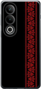 Чехол для OnePlus ACE 3V Вышиванка 53 (Красный)