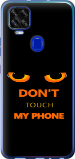 Чохол для ZTE Blade V2020 Don't touch the phone (Чорний)