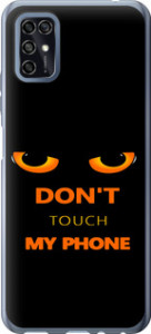 Чехол для ZTE Blade V2020 Smart Don't touch the phone (Черный)