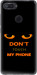 Чехол для Xiaomi Mi 8 Lite Don't touch the phone (Чорний)