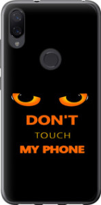 Чехол для Xiaomi Mi Play Don't touch the phone (Чорний)