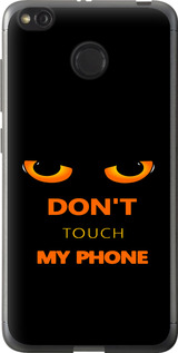 Чехол для Xiaomi Redmi 4X Don't touch the phone (Черный)