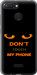 Чехол для Xiaomi Redmi 6 Don't touch the phone (Черный)