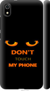 Чехол для Xiaomi Redmi 7A Don't touch the phone (Черный)