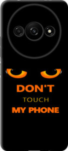Чехол для Xiaomi Redmi A3 Don't touch the phone (Черный)