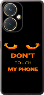 Чехол для Vivo Y27 Don't touch the phone (Черный)