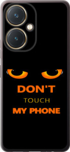 Чехол для Vivo Y27 Don't touch the phone (Черный)