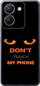 Чехол для Vivo Y36 5G Don't touch the phone (Черный)