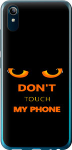 Чехол для Vivo Y91C Don't touch the phone (Черный)