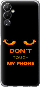 Чохол для Tecno Pova 4 LG7n Don't touch the phone (Чорний)