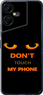 Чохол для Tecno POVA NEO 3 Don't touch the phone (Чорний)